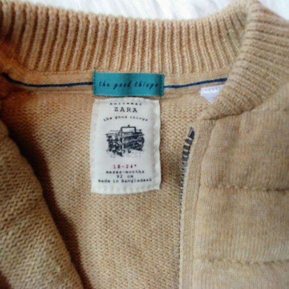 Zara Quilted Baby Jacket EUC - Picture 2 of 5